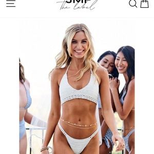 JMP the label crochet bikini set. Like new, worn once